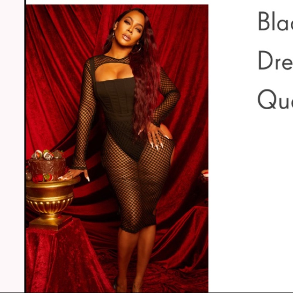 black corset, cut out midi evening dress! super sexy & classy!